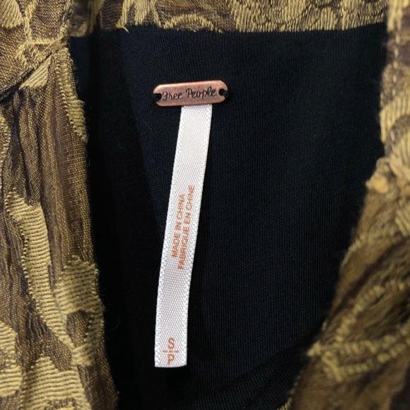 Free People Floral Rose Bodycon Ruched Dress S - Picture 3 of 4